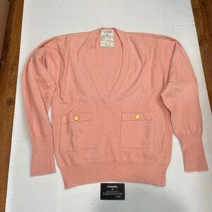 Vintage Chanel Cashmere Pullover Sweater Chanel Boutique